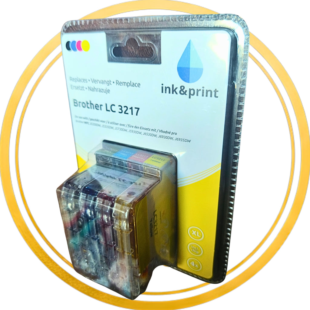 Tusze zamienniki ink&print Brother LC3217 XL CMYK 4 szt.