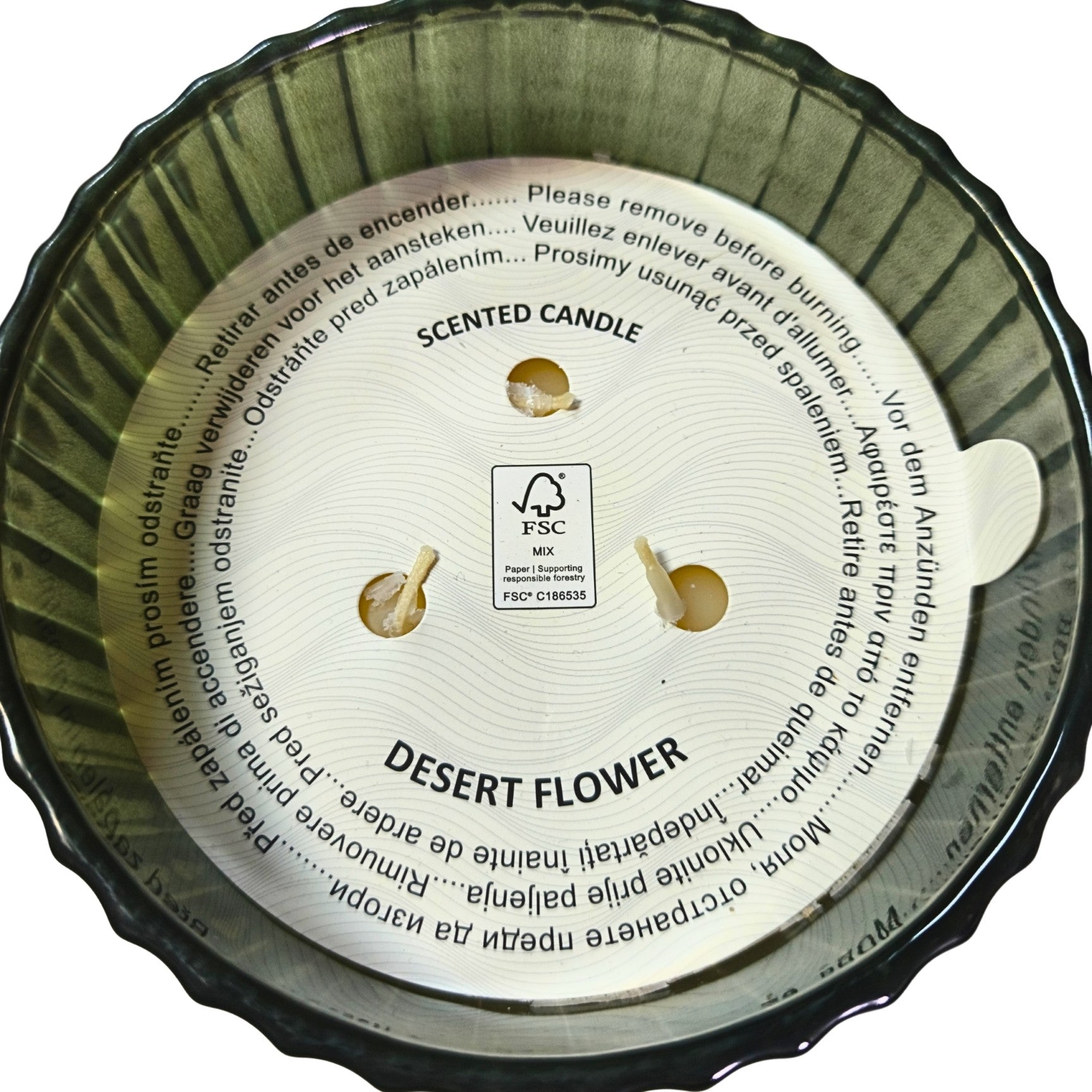 Duża Świeca Zapachowa W Szkle 3 Knoty FSC Premium