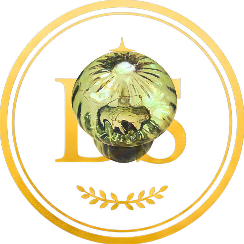 Szklana Lampka Dekoracyjna Grzybek LED Home Accents