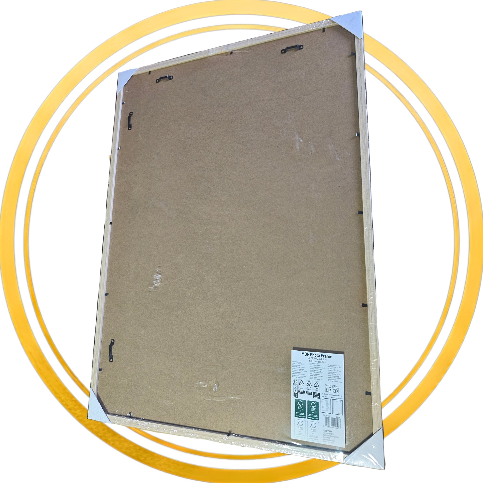 Duża Multiramka MDF na 6 zdjęć 52,6x72,6 cm Ścienna NOWA