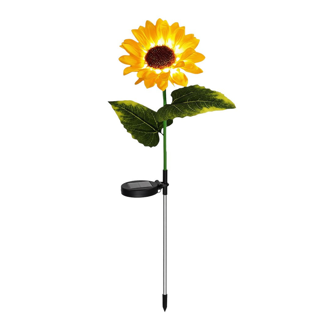 Lampka Solarna Wbijana LED Sunflower Słonecznik Ogrodowa IP44