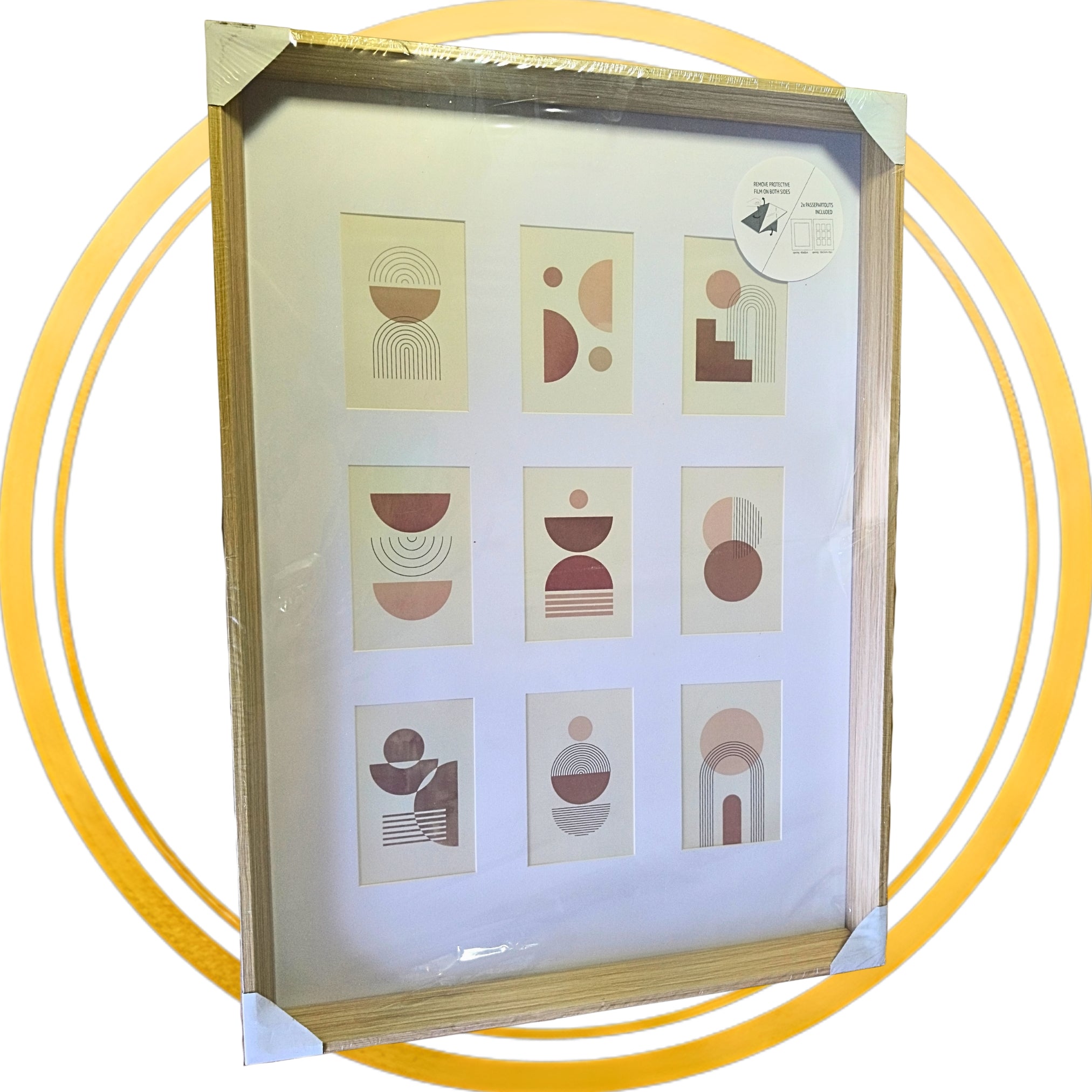 Duża Multiramka MDF na 6 zdjęć 52,6x72,6 cm Ścienna NOWA