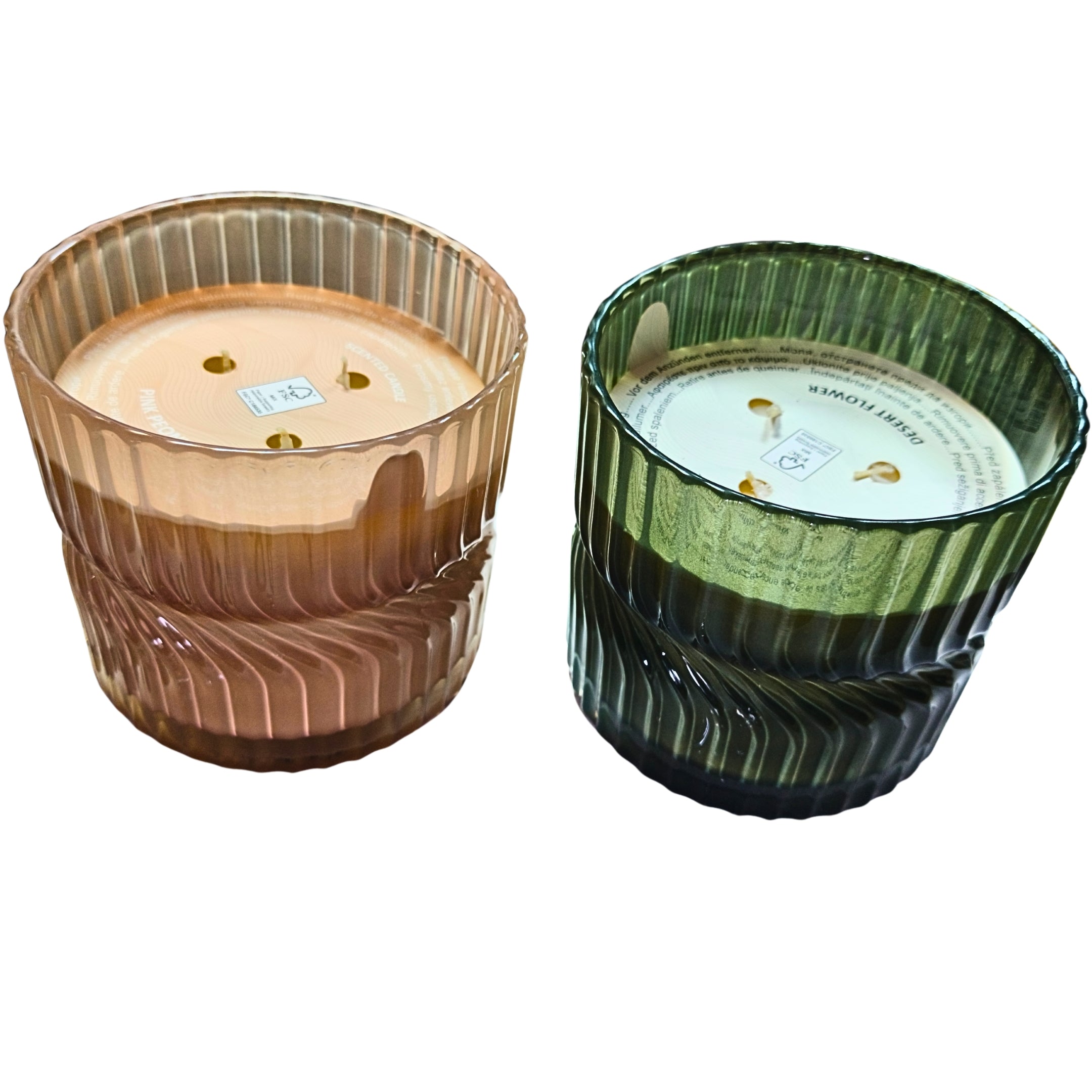 Duża Świeca Zapachowa W Szkle 3 Knoty FSC Premium