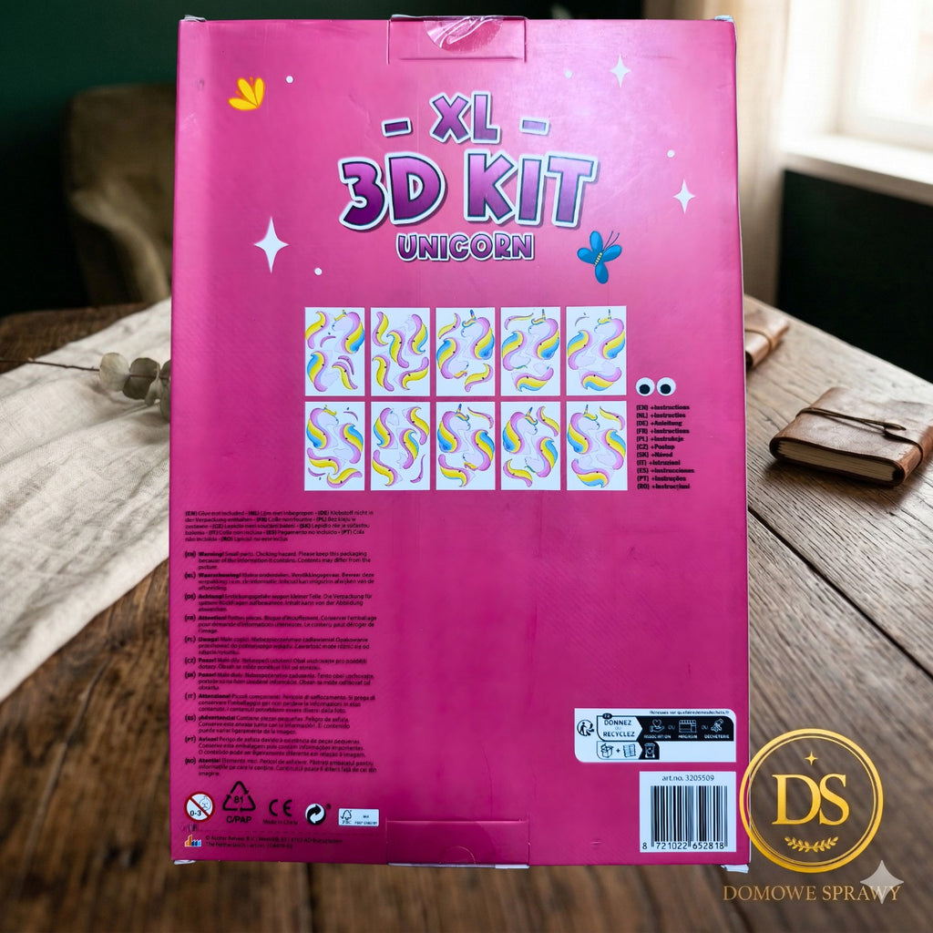 Kreatywne puzzle tekturowe 3D XL do składania Zestaw DIY Zwierzęta